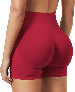 VOYJOY - Pantalones cortos de impacto y entrenamiento para mujer,  a24