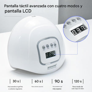 Lámpara de uñas de gel LED con sensor automático y 4 temporizadores