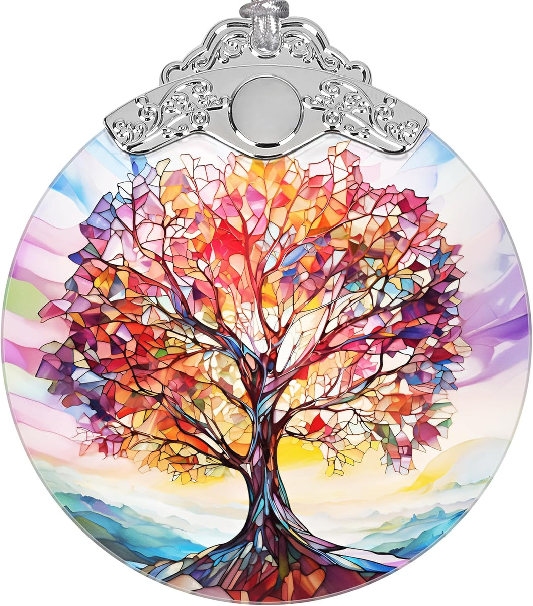 Adorno de Navidad de árbol de la vida, 3 pulgadas, A19