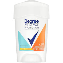 Cargar imagen en el visor de la galería, Degree desodorante y antitranspirante con protección clínica, para ducha de 1.7 oz
