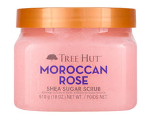 Cargar imagen en el visor de la galería, Tree Hut - Exfoliante de azúcar y karité, Moroccan Rose, 18 onzas, exfoliante  A19
