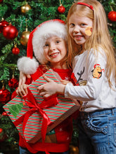 Cargar imagen en el visor de la galería, Kalolary 200 etiquetas adhesivas de Navidad, etiquetas de regalo de Navidad, etiquetas autoadhesivas de nombre de Navidad, etiquetas de regalo, calcomanías de papel kraft para regalos de Navidad, A19
