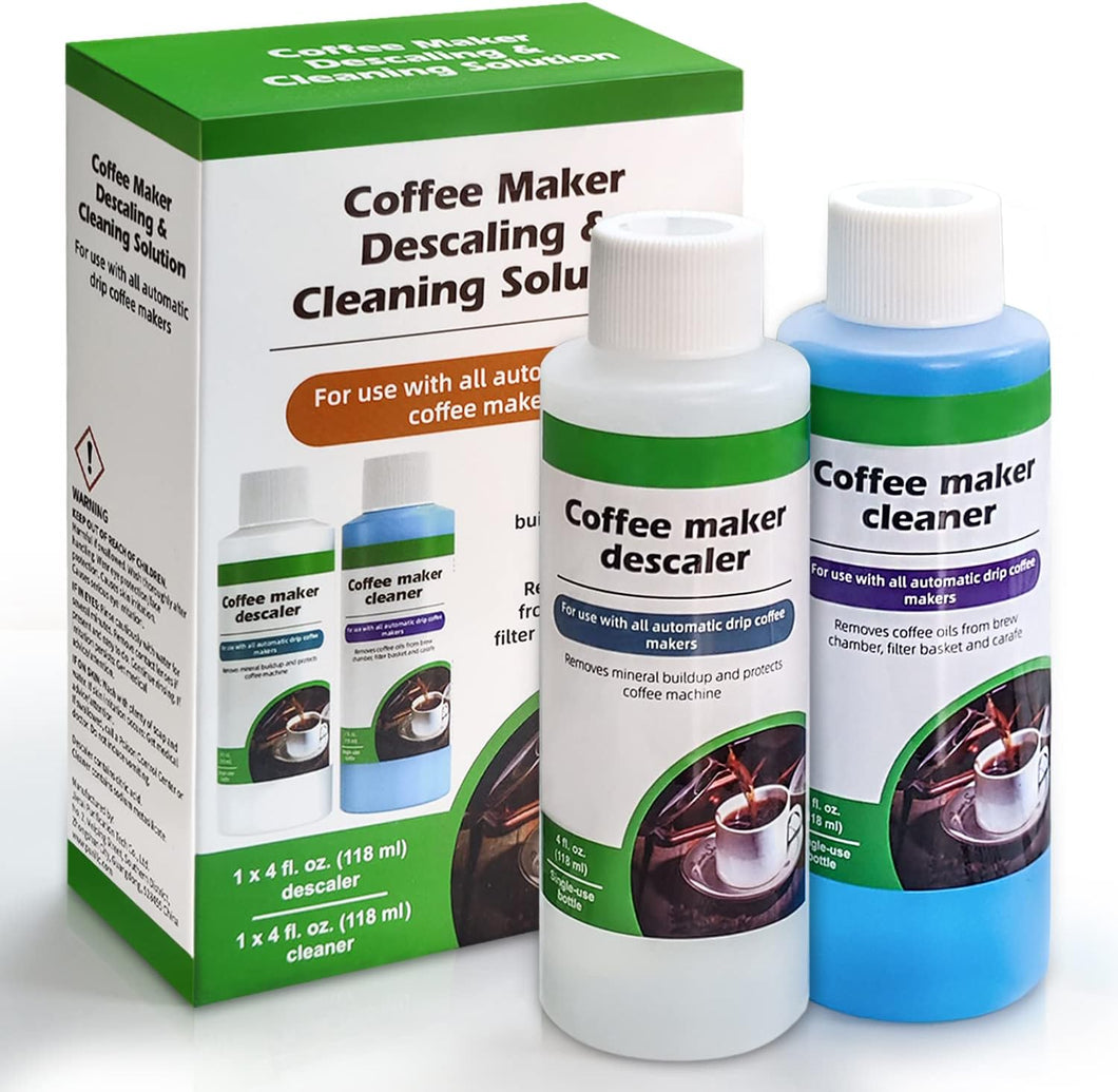 Kit de limpiador y descalcificador para cafetera