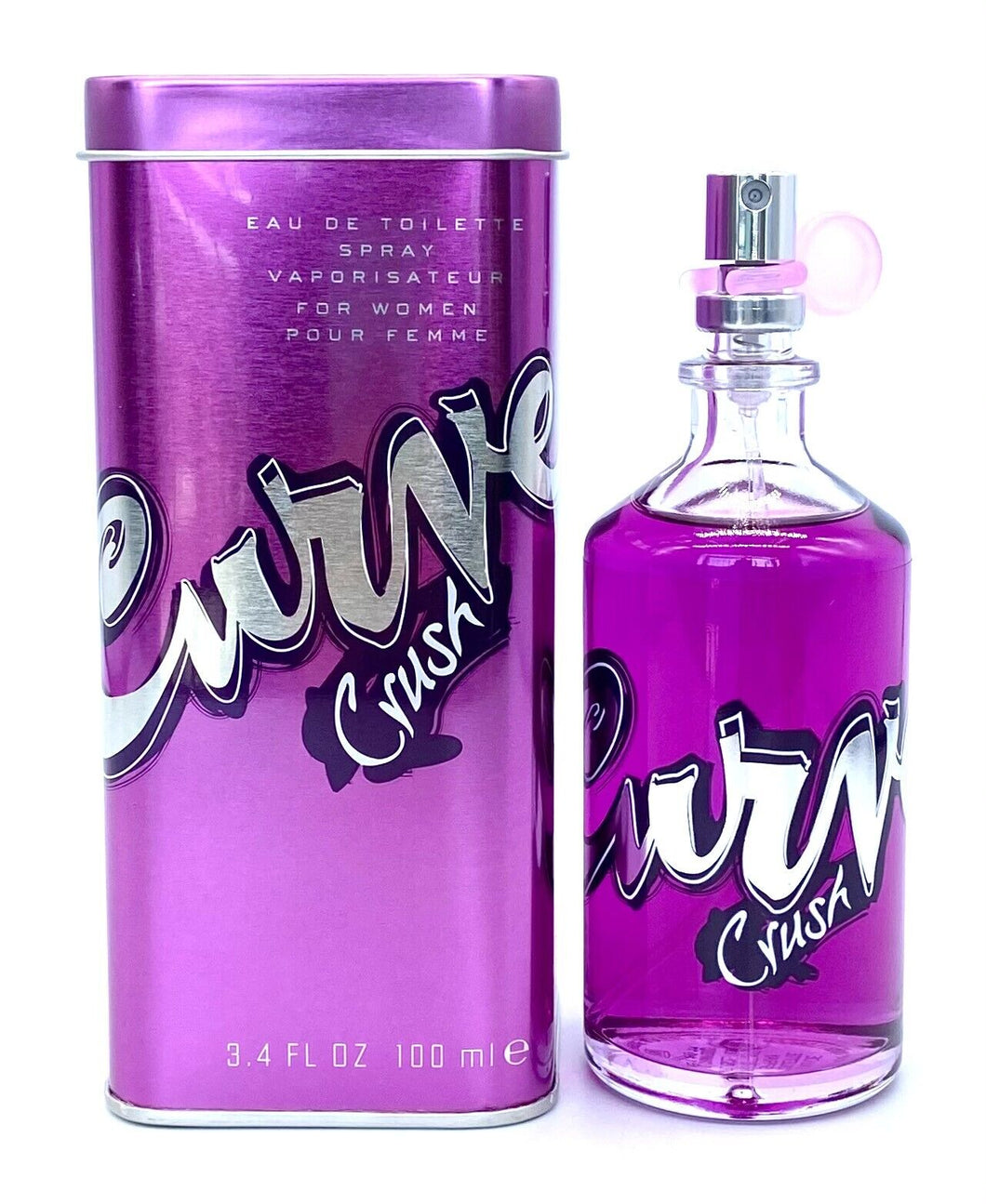 Perfume Curve Crush Eau De Toilette, perfume para mujeres, 3.4 onzas