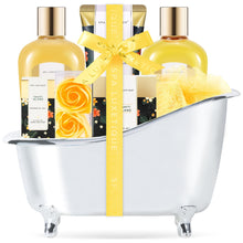 Cargar imagen en el visor de la galería, Cesta de regalo de spa para mujeres de lujo, 8 piezas
