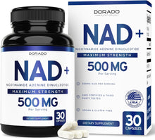Cargar imagen en el visor de la galería, Suplemento NAD (500 mg de 95% de NAD+ puro por porción)
