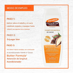 Champú ó Acondicionador Palmer de retención de biotina 13.5oz