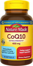 Cargar imagen en el visor de la galería, Nature Made CoQ10 400 mg 40 cápsulas blandas exp. 10/2026
