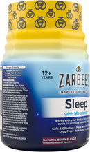 Cargar imagen en el visor de la galería, Zarbee&#39;s Gomitas de melatonina suplemento para dormir de 3 mg para promover un sueño tranquilo A24
