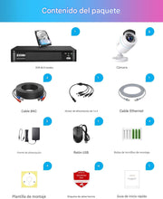 Cargar imagen en el visor de la galería, Sistema 6 de cámara de seguridad para el hogar 3K
