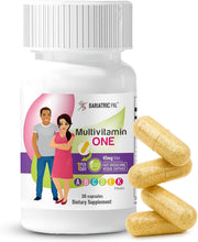 Cargar imagen en el visor de la galería, Multivitamínica bariátrica con 45 mg de hierro (30 unidades)
