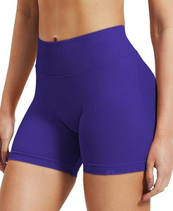 VOYJOY - Pantalones cortos de impacto y entrenamiento para mujer, entrepierna de 3.6/4.5/6  a24