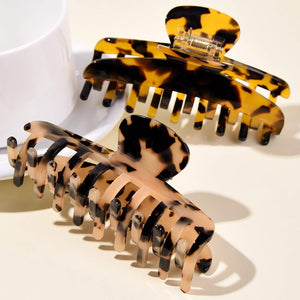 Paquete de 2 pinzas de garra para el cabello grande A21