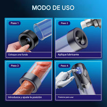 Cargar imagen en el visor de la galería, Bomba eléctrica extensor automático al vacío con 3 niveles de succión recargable
