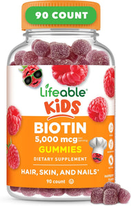 Gomitas de biotina para niños - 5000 mcg