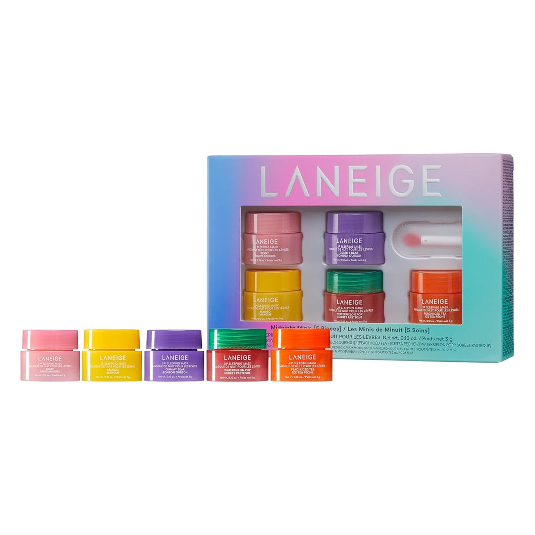 LANEIGE Máscara para dormir labial: nutrir, hidratar, vitamina C, Murumuru y manteca de karité, antioxidantes, labios escamosos y secos A19