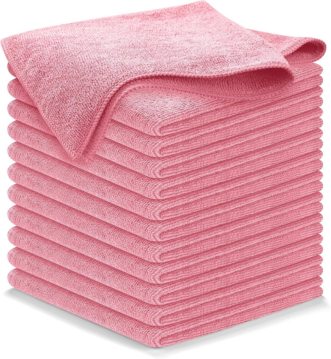 Paño de limpieza de microfibra rosa claro A24