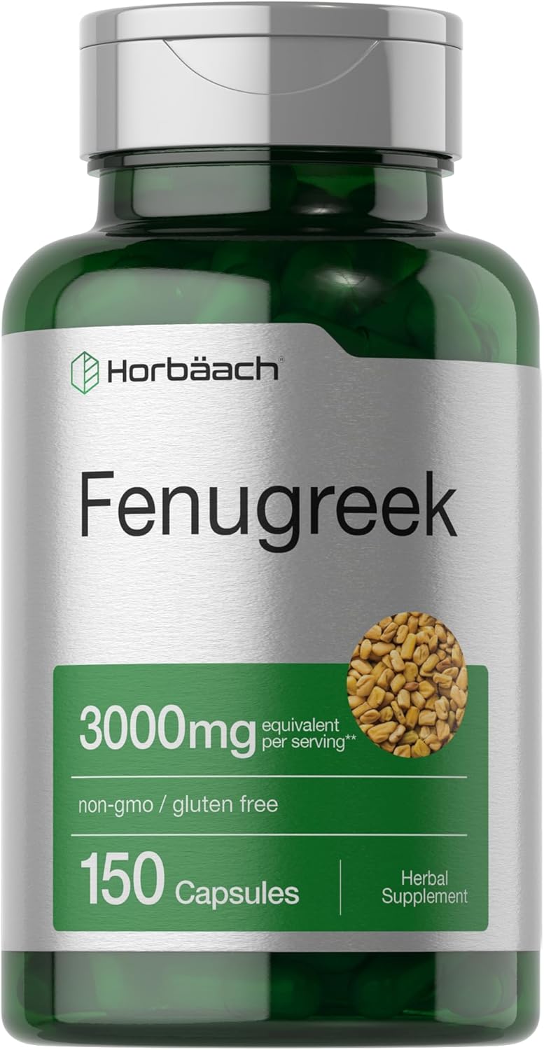 Cápsulas de fenogreco 3000 mg de 150 unidades