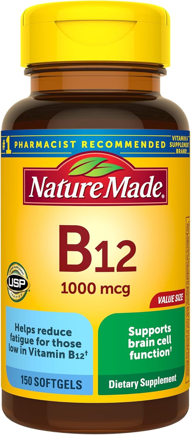 Nature-Made, vitamina B12, 1000 mcg, a24