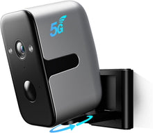 Cargar imagen en el visor de la galería, Cámaras de seguridad inalámbricas WiFi 5G, 2K Pan giratorio 180°
