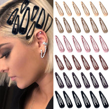 Cargar imagen en el visor de la galería, 36 pinzas de metal para el cabello con broche de agua A21, antideslizantes, para mujeres y niñas
