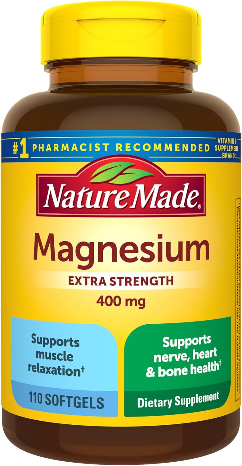 Nature Made Oxido de magnesio extra fuerte 400 mg a24