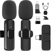 Cargar imagen en el visor de la galería, Micrófono inalámbrico para iPhone 15 16, iPad, Android
