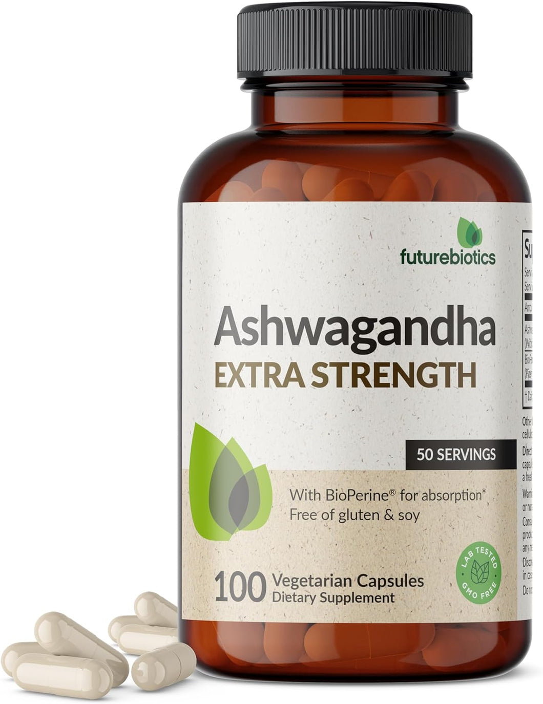 Futurebiotics Ashwagandha - Soporte extra fuerte para el estrés  a24