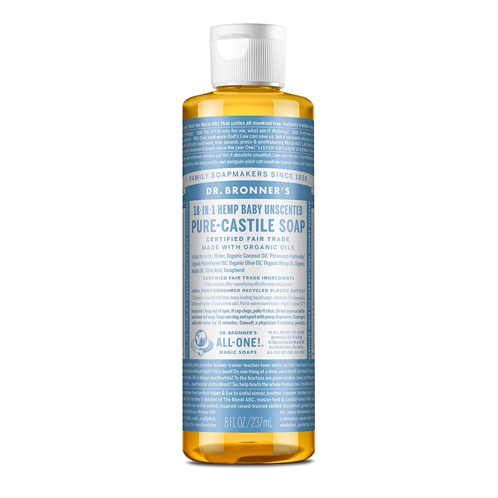 Jabon Liquido De Castilla Pura sin Perfume Para Bebes
