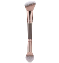 Cargar imagen en el visor de la galería, INGMAS Brocha de maquillaje para base, brocha de contorno superior en ángulo/redondo de doble punta
