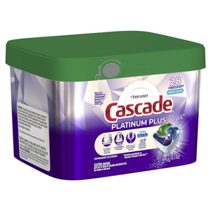 Detergente para lavavajillas con acción, Cascade Platinum Plus- Aroma fresco