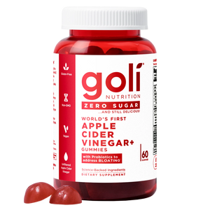 Gomitas de vinagre de sidra de manzana sin azúcar Goli Nutrition, 60 unidades