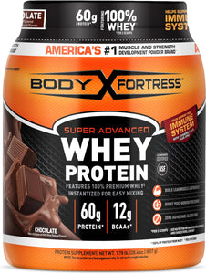 Body Fortress Super Advanced Whey Protein Proteína de suero en polvo, 2 lb