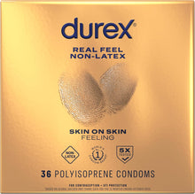 Cargar imagen en el visor de la galería, Durex Preservativos para sexo, sin látex, Avanti Bare Real Feel Lubricados
