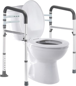 Barandillas de seguridad para inodoro ajustable