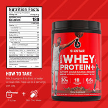 Cargar imagen en el visor de la galería, Six Star Whey Protein Powder Plus - Fórmula de construcción muscular
