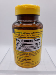 L-Lisina 1000 mg para apoyar la síntesis de proteínas