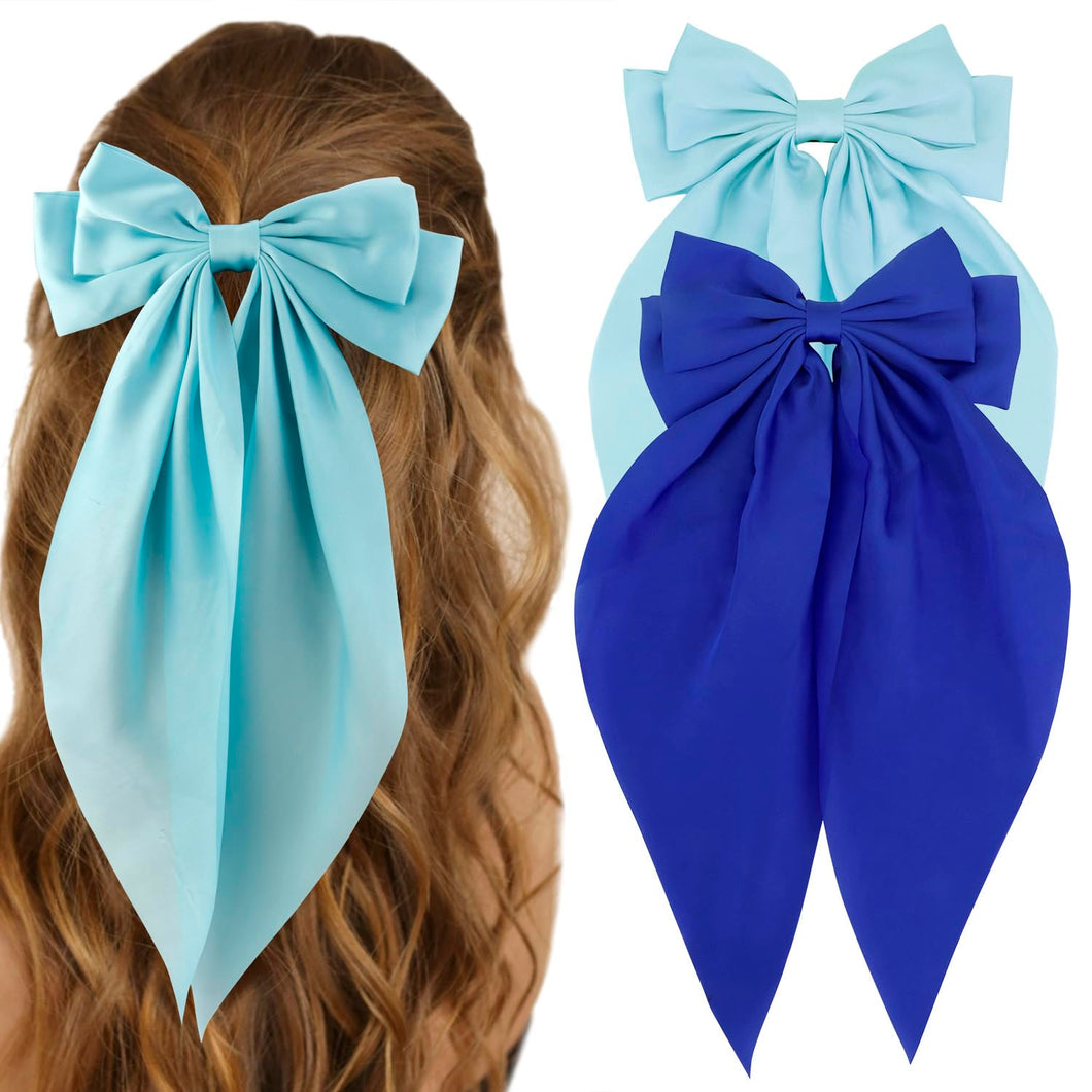 Accesorios para el cabello  a21con lazo de cola larga de satén