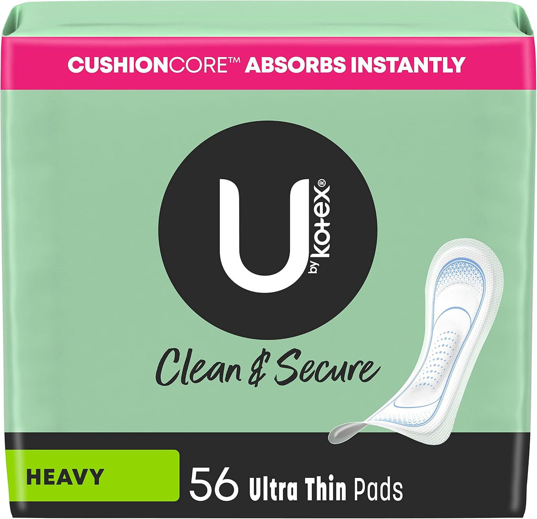 Almohadillas ultrafinas, limpias y seguras, de gran absorción, 56 unidades A24
