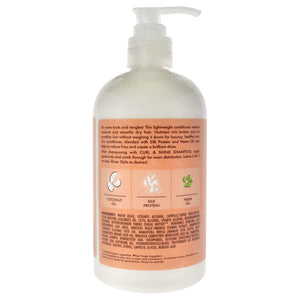 SheaMoisture acondicionador de rizo y brillo de coco y hibisco de 13 oz