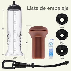 Bomba de vacío para el pene- Mejorada