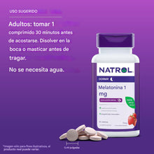 Cargar imagen en el visor de la galería, Melatonina de 1mg disolución rápida 90 tabletas
