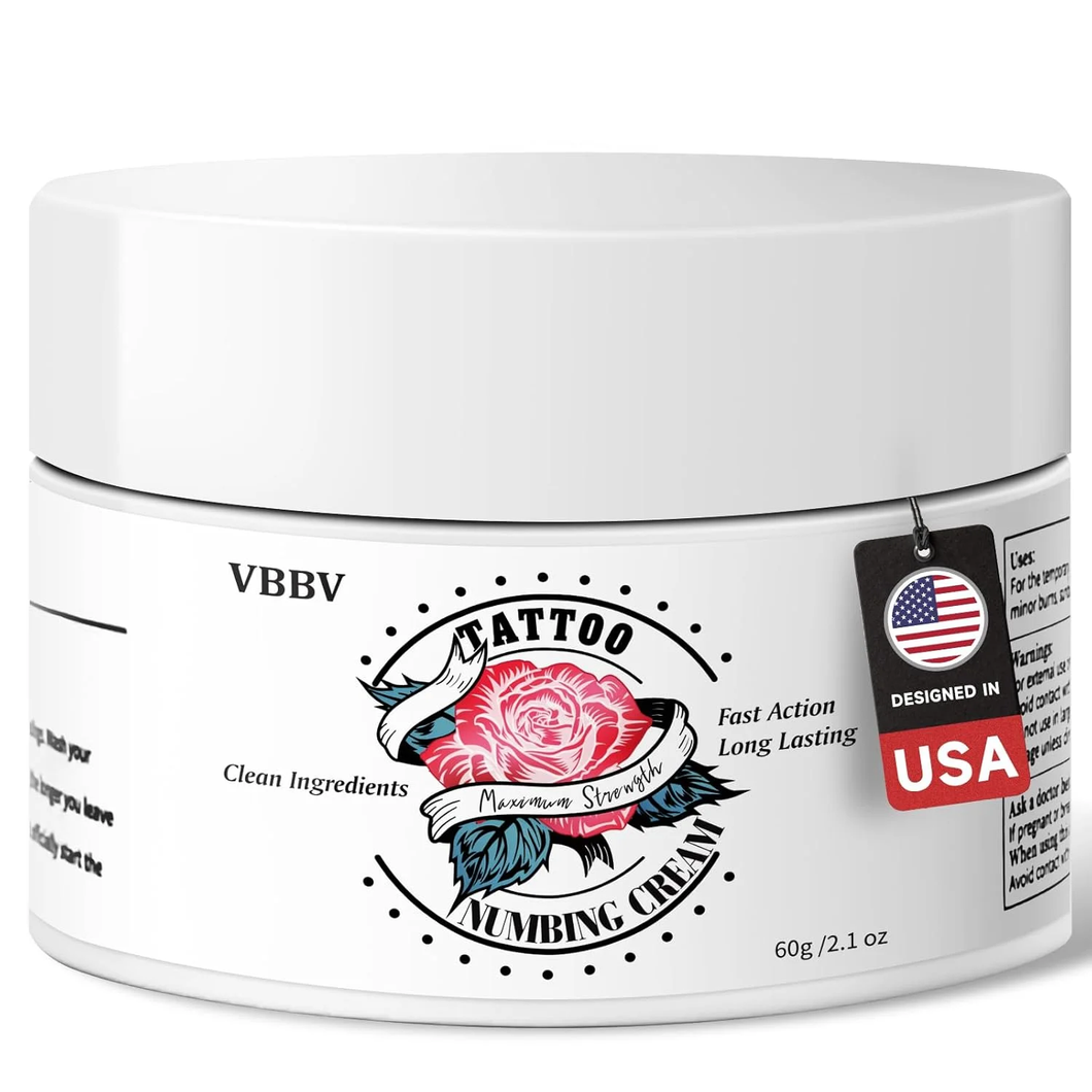 Crema anestésica para tatuajes de 6 horas