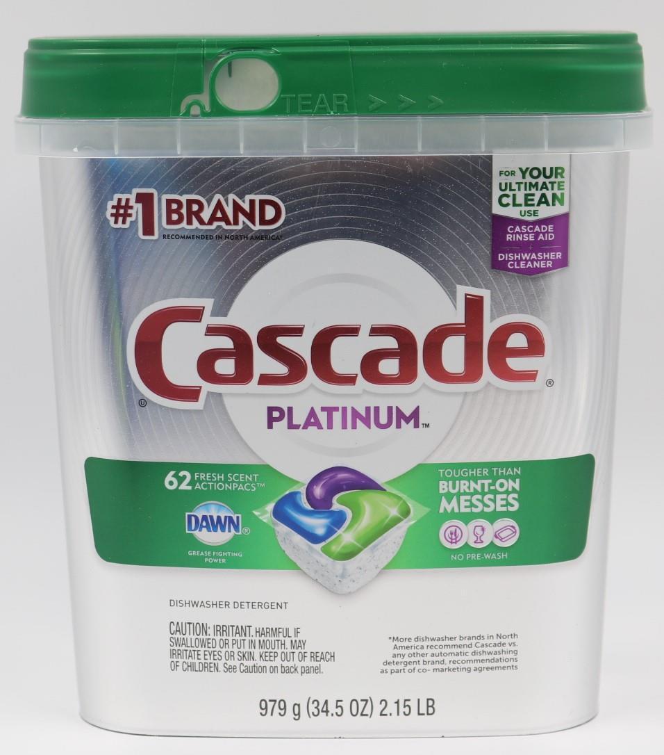 Detergente Lavavajillas Cápsulas Cascade Pods 3 x 48 Unid - Clean Queen