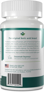 pH-D Feminine Health - Supositorios de ácido bórico de 600 mg