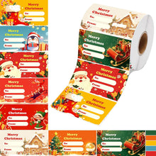 Cargar imagen en el visor de la galería, Etiquetas adhesivas de nombre de Navidad, etiquetas autoadhesivas, 250 unidades, etiquetas de regalo de Navidad, etiquetas autoadhesivas, calcomanías de regalos de Navidad, calcomanías para regalos A19
