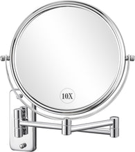 Cargar imagen en el visor de la galería, Espejo de maquillaje de pared, 7"-9" de doble cara
