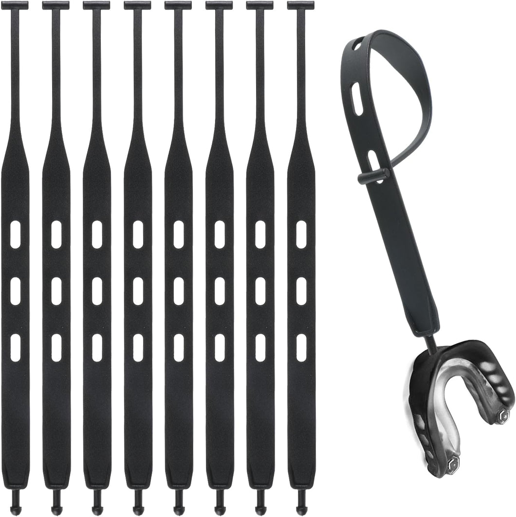 8 correas de protección bucal de fútbol solamente