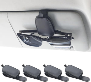 Yuoyar Paquete de 4 soportes para lentes de sol para visera de automóvi a24