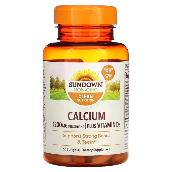 Calcio 1200 mg más vitamina D3 para apoyo inmunológico